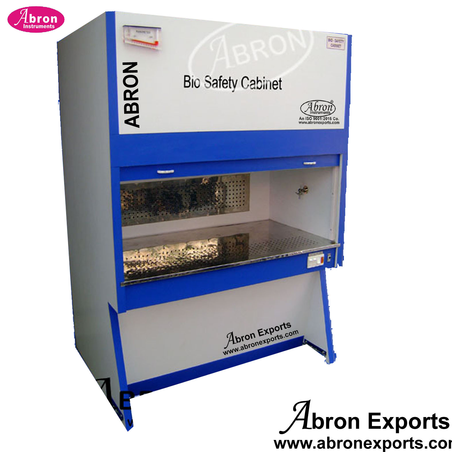 Biosafety cabinet 2x4feet with HEPAfilter fan wooden body SS inside Front door up biotechnology Abron ABM-2698B24W Bio safety